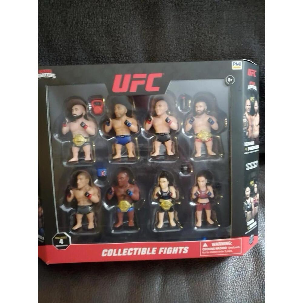 UFC Collectible Fights Octagon Fighters 8 Figurines Set